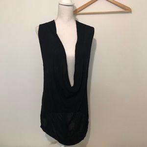 Vince cowl neck sleeveless tunic